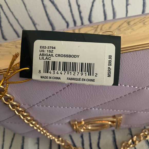 BeBe Crossbody Bag In Lilac - Picture 8 of 12